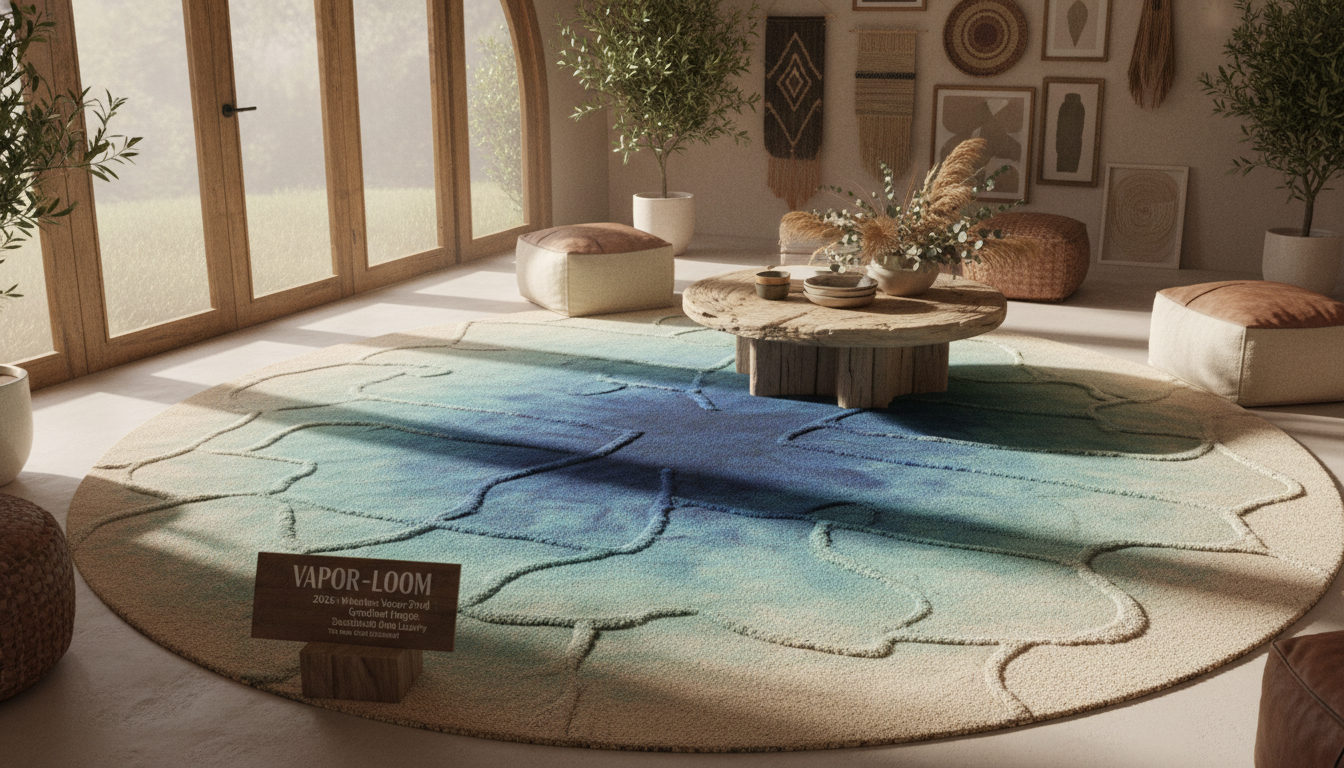 The ‘Vapor-Loom’ Revolution: Why Waterless Vapor-Dyed Gradient Rugs 2026 are the New Gold Standard for Sustainable Boho Luxury