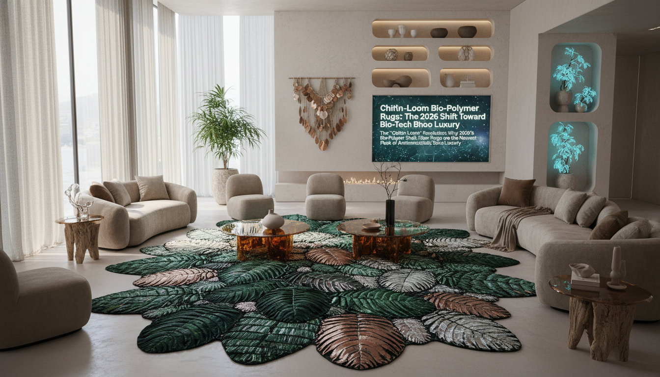 Chitin-Loom Bio-Polymer Rugs: The 2026 Shift Toward Bio-Tech Boho Luxury