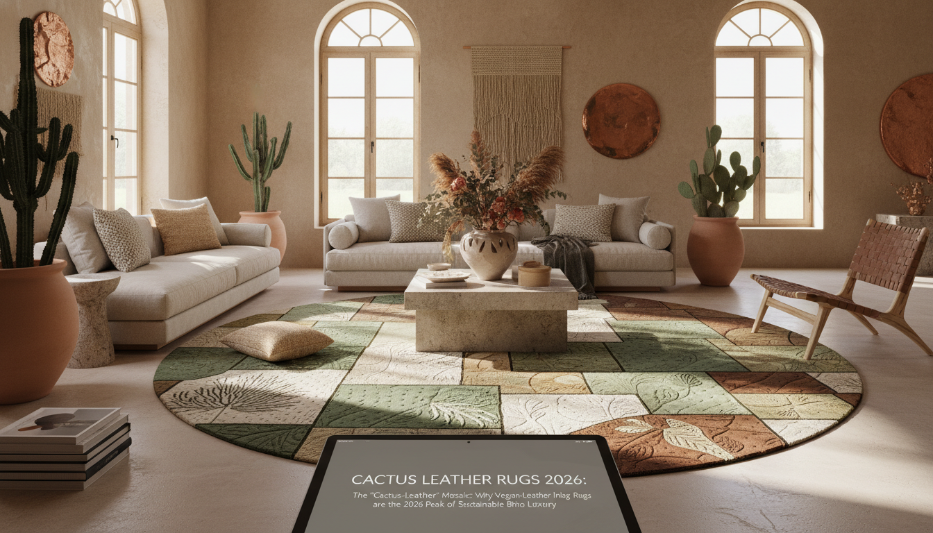 Cactus Leather Rugs 2026: The Evolution of Sustainable Boho Luxury