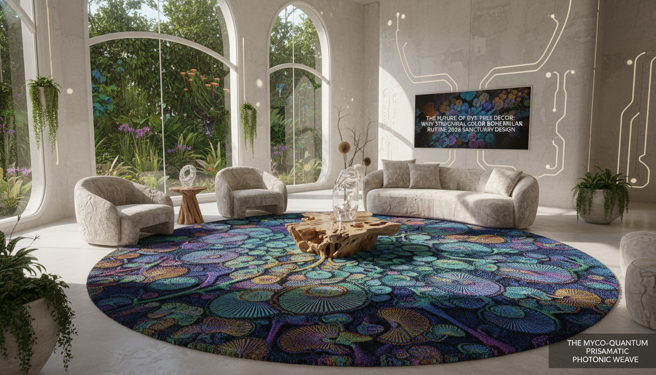 The Future of Dye-Free Decor: Why Structural-Color Bohemian Rugs Define 2026 Sanctuary Design