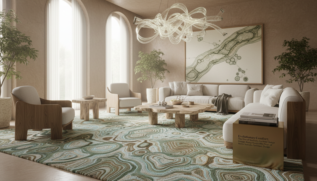 Evolutionary Comfort: The Rise of Somatic Interior Design through Haptic-Vagal Mycelium Rugs